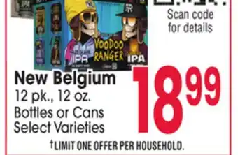 Jewel-Osco New Belgium offer