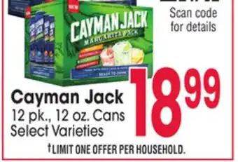 Jewel-Osco Cayman Jack Cayman Jack offer