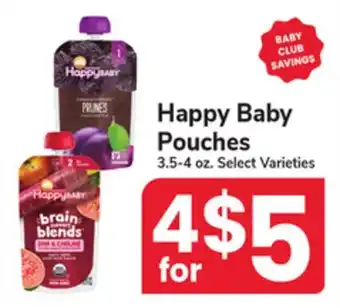 Jewel-Osco Happy Baby Pouches offer