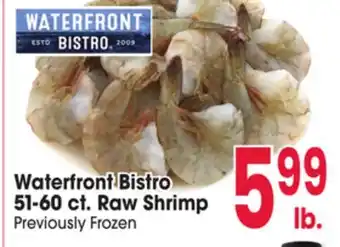 Jewel-Osco Waterfront Bistro 51-60 ct. Raw Shrimp offer