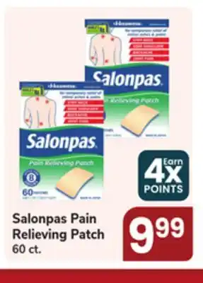 Jewel-Osco Salonpas Pain Relieving Patch offer