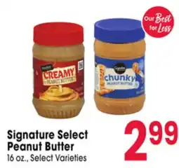 Jewel-Osco Signature Select Peanut Butter offer