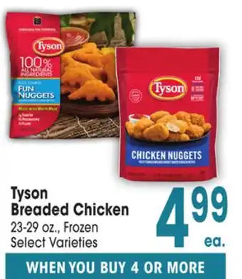 Jewel-Osco Tyson Breaded Chicken offer