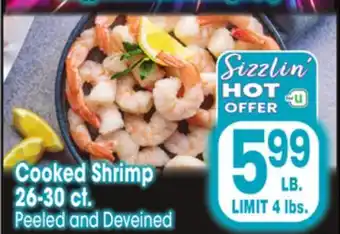 Jewel-Osco Cooked Shrimp offer