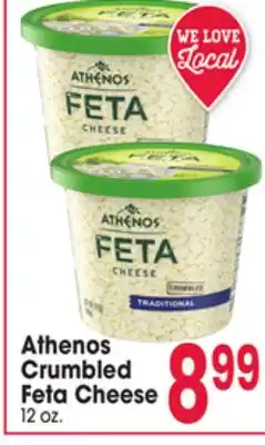 Jewel-Osco Athenos Crumbled Feta Cheese offer