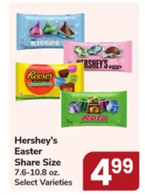 Jewel-Osco Hershey's Easter Share Size offer