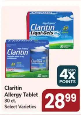 Jewel-Osco Claritin Allergy Tablet offer