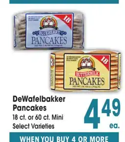 Jewel-Osco DeWafelbakker Pancakes offer