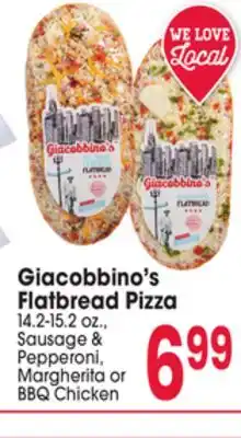 Jewel-Osco Giacobbino's Flatbread Pizza offer