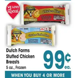 Jewel-Osco Dutch Farms Stuffed Chicken Breasts offer