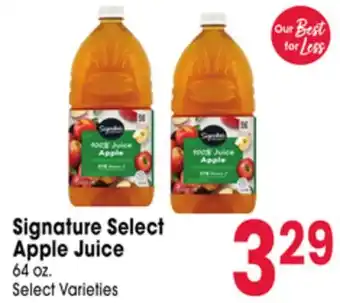 Jewel-Osco Signature Select Apple Juice offer