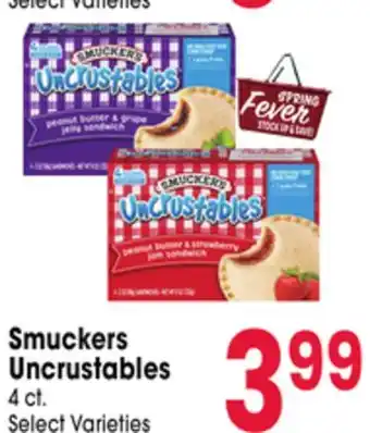 Jewel-Osco Smuckers Uncrustables offer