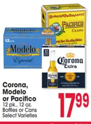 Jewel-Osco Corona, Modelo or Pacifico offer