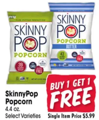 Jewel-Osco SkinnyPop Popcorn offer