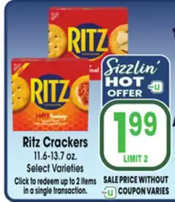 Jewel-Osco Ritz Crackers offer