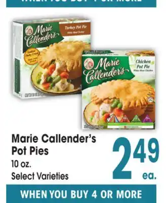 Jewel-Osco Marie Callender's Pot Pies offer