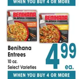 Jewel-Osco Benihana Entrees offer