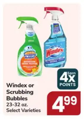 Jewel-Osco Windex or Scrubbing Bubbles offer