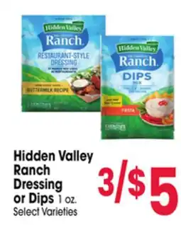 Jewel-Osco Hidden Valley Ranch Dressing or Dips offer