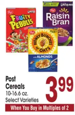 Jewel-Osco Post Cereals offer