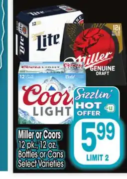 Jewel-Osco Miller or Coors offer