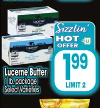 Jewel-Osco Lucerne Butter offer