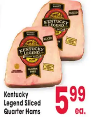 Jewel-Osco Kentucky Legend Sliced Quarter Hams offer