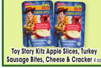 Jewel-Osco Toy Story Kitz Apple Slices, Turkey Sausage Bites, Cheese & Cracker offer