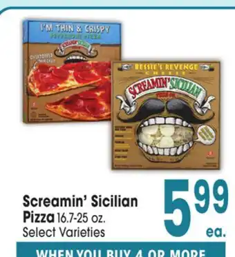 Jewel-Osco Screamin' Sicilian Pizza offer