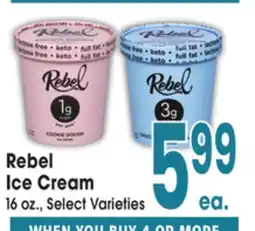 Jewel-Osco Rebel Ice Cream offer