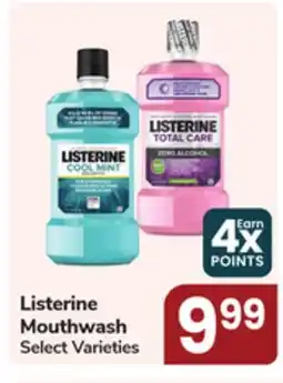 Jewel-Osco Listerine Mouthwash offer