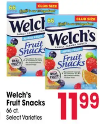 Jewel-Osco Welch's Fruit Snacks offer