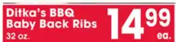 Jewel-Osco Ditka's BBQ Baby Back Ribs offer