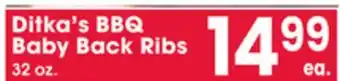 Jewel-Osco Ditka's BBQ Baby Back Ribs offer