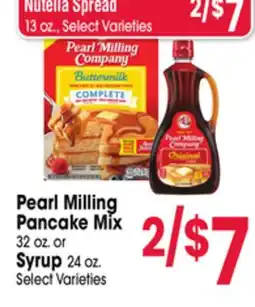 Jewel-Osco Pearl Milling Pancake Mix 32 oz. or Syrup 24 oz offer