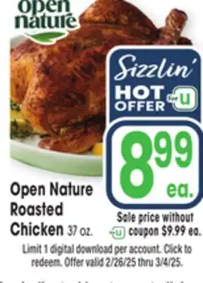 Jewel-Osco Open Nature Roasted Chicken offer