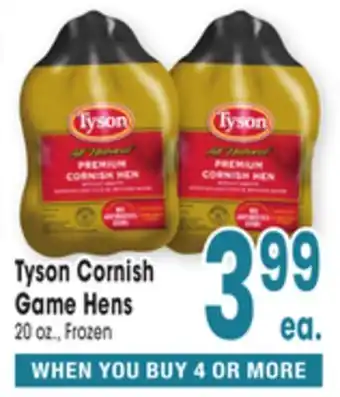 Jewel-Osco Tyson Cornish Game Hens offer