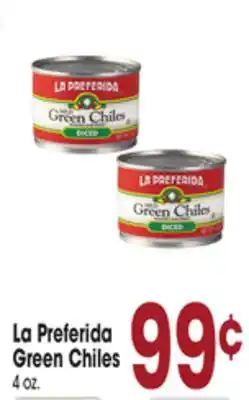 Jewel-Osco La Preferida Green Chiles offer