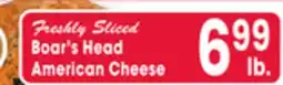 Jewel-Osco Boar's Head American Cheese offer