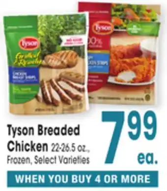 Jewel-Osco Tyson Breaded Chicken offer