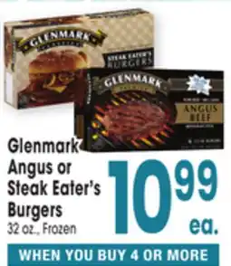 Jewel-Osco Glenmark Angus or Angus or Steak Eater's Steak Eater's Burgers offer