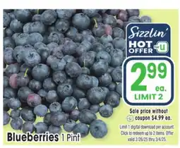 Jewel-Osco Blueberries offer