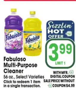 Jewel-Osco Fabuloso Multi-Purpose Cleaner offer