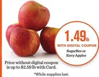 Mariano's SugarBee or Envy Apples offer