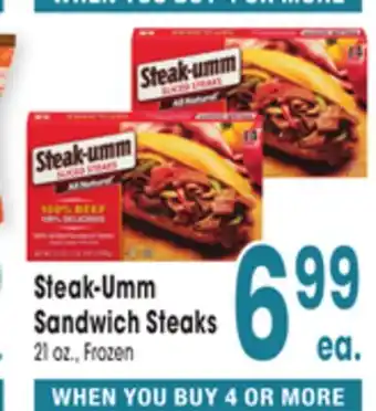 Jewel-Osco Steak-Umm Sandwich Steaks offer