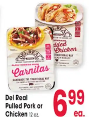 Jewel-Osco Del Real Pulled Pork or Chicken Chicken offer