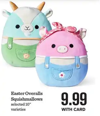 Mariano's Easter Overalls Squishmallows offer