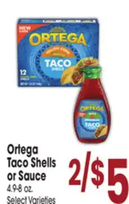 Jewel-Osco Ortega Taco Shells or Sauce offer