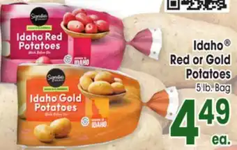 Jewel-Osco Idaho Red or Gold Potatoes offer