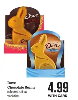 Mariano's Dove Chocolate Bunny offer